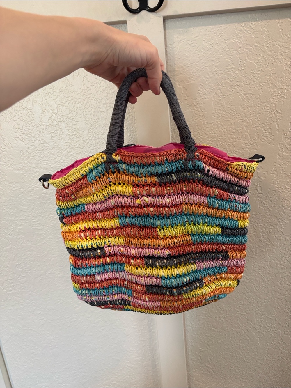 Clements Ribeiro x POP • Multicolor Woven Bag